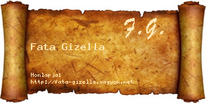 Fata Gizella névjegykártya